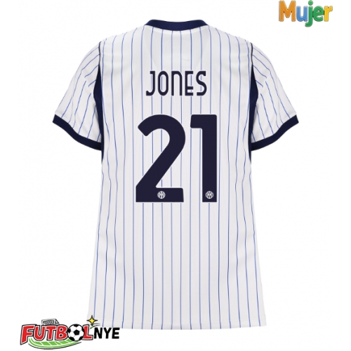Camiseta Inter Milan Curtis Jones #21 Visitante Equipación para mujer 2026-27 manga corta